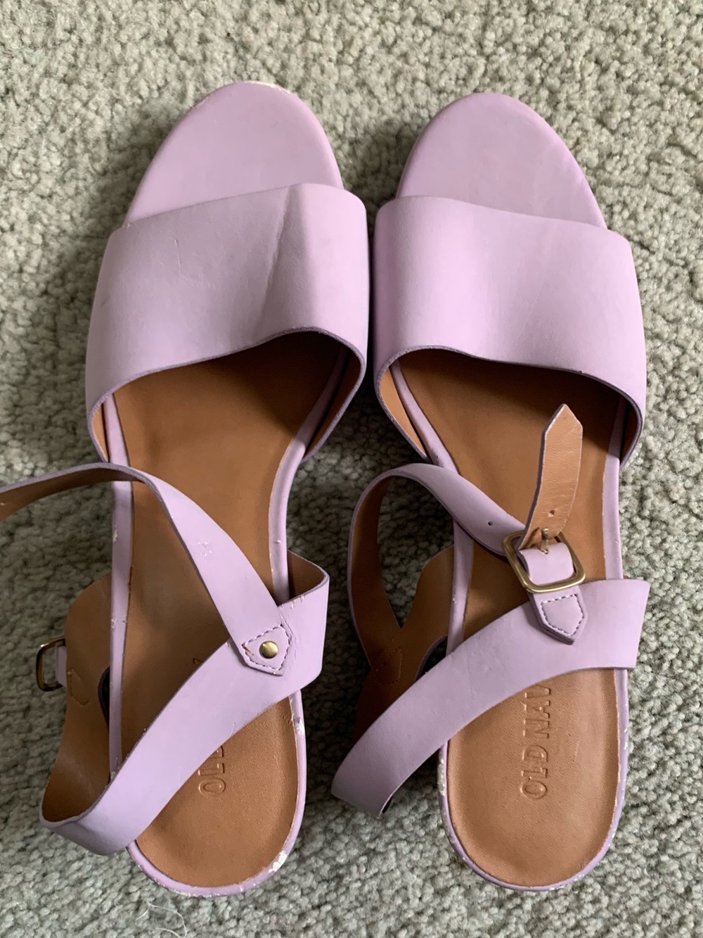Old Navy Purple Block Heels